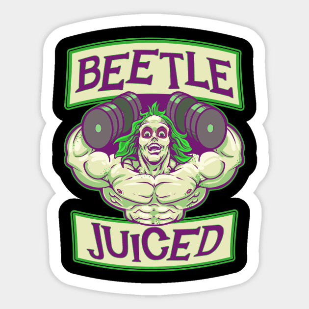Juiced Beetle Sticker by SilverBaX